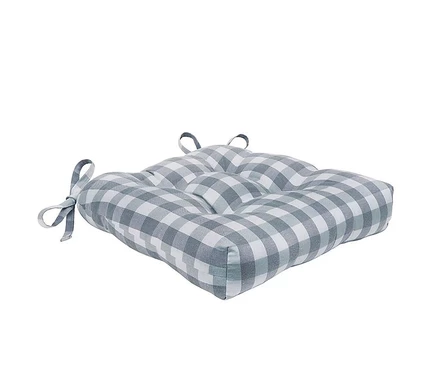 Набор подушек для стульев Kate Aurora Country Living, 8 шт., серые