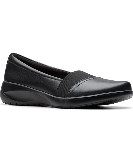 Женские мокасины Clarks Kaetlyn Rhea с круглым носком черного цвета