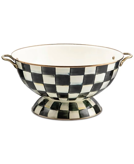 Сервировочная чаша Mackenzie-Childs Courtly Check Everything, 33 см