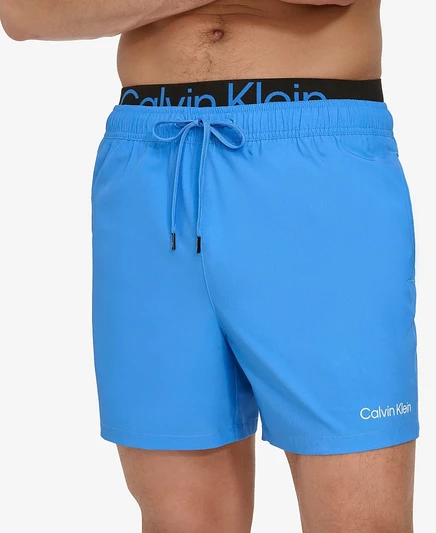 Мужские плавательные шорты Calvin Klein Modern Euro 5, логотип на поясе
