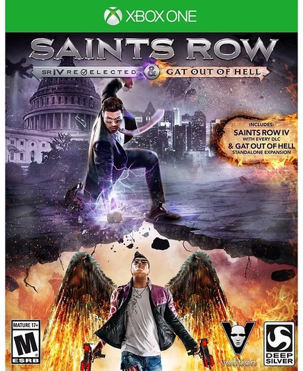 Видеоигра Saints Row IV + Gat out of Hell, Xbox One