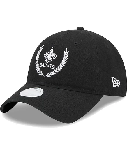 Женская кепка New Era 9Twenty New Orleans Saints Leaves, черная