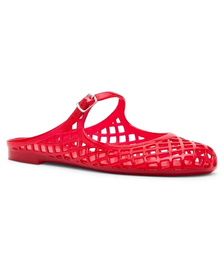 Женские слипоны Safron Jelly Mary-Jane в клетку от Madden Girl, красные