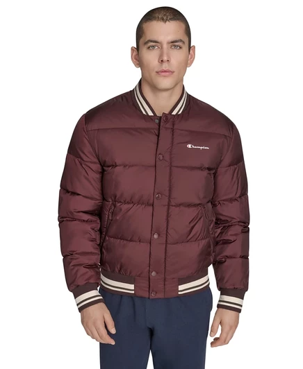 Мужская стеганая куртка-пуховик Champion от Varsity
