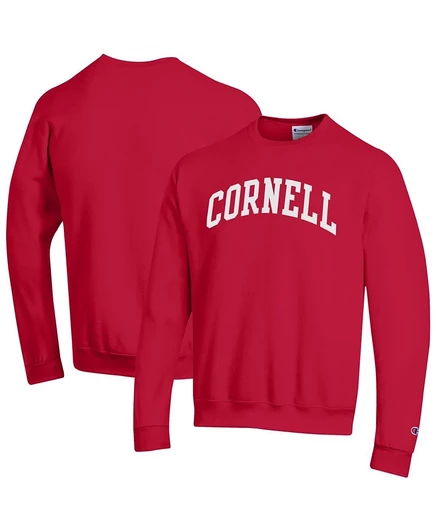 Мужской флисовый свитшот Champion Cornell Big Red, красный
