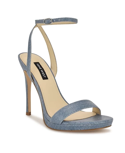 Женские босоножки Nine West Loola, цвета деним