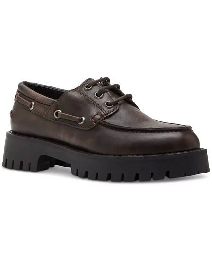  Женские туфли-лодочки на плоской подошве Lavine black leather