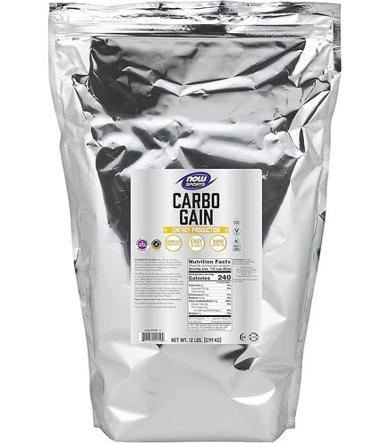 Углеводная добавка NOW Foods Carbo Gain, 5,44 кг