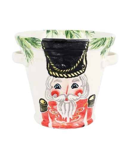 Ведро для льда Vietri Nutcracker 5 л, белое