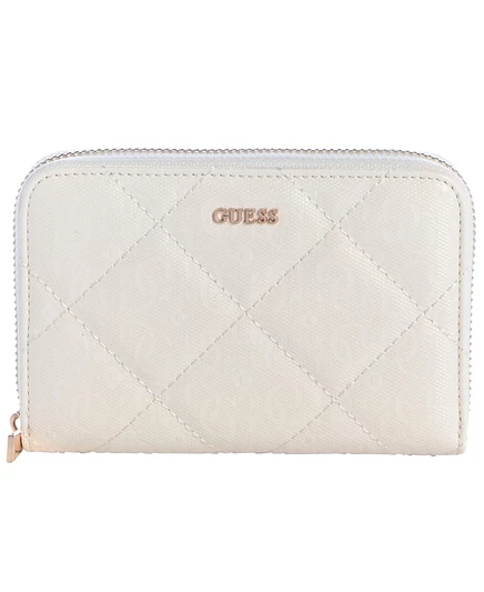 Женский кошелек Guess Libby на молнии, белый