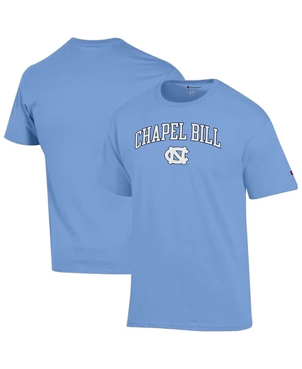 Мужская футболка Champion Tar Heels Chapel Hill, голубая
