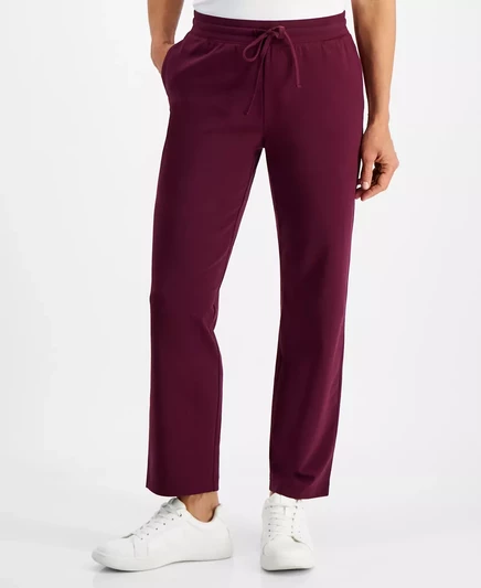  Облегающие брюки Petite & Petite Short со средней посадкой, созданные для Macy's  charcoal heather