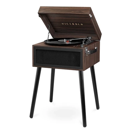Проигрыватель винила Victrola Liberty с подставкой и Bluetooth, коричневый