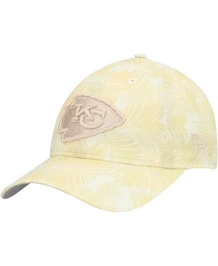 Женская бейсболка New Era 9TWENTY Kansas City Chiefs, кремовая