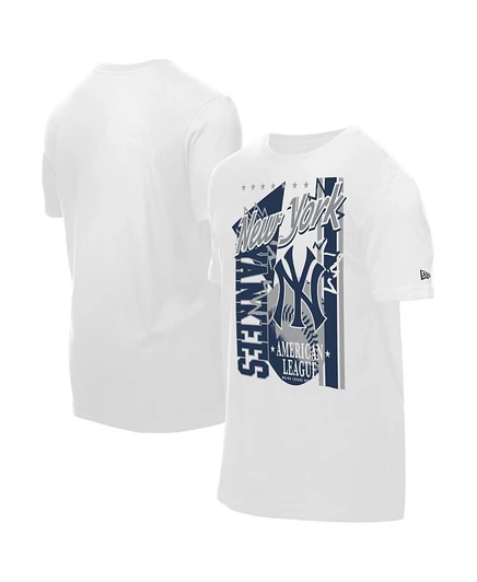 Мужская футболка New Era Big Graphic New York Yankees, белая