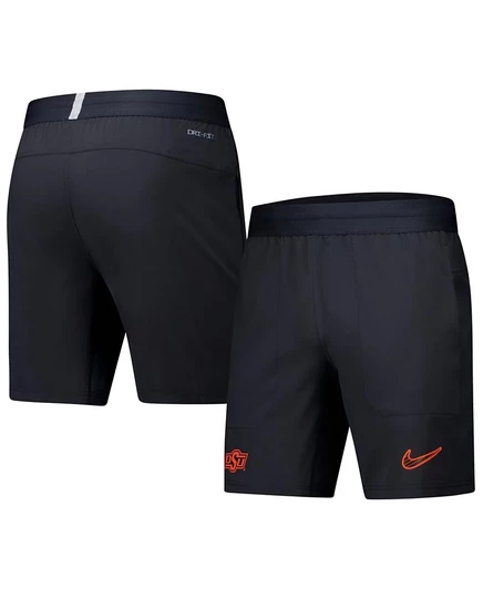 Мужские шорты Nike Oklahoma State Cowboys Sideline 2024/25, черные