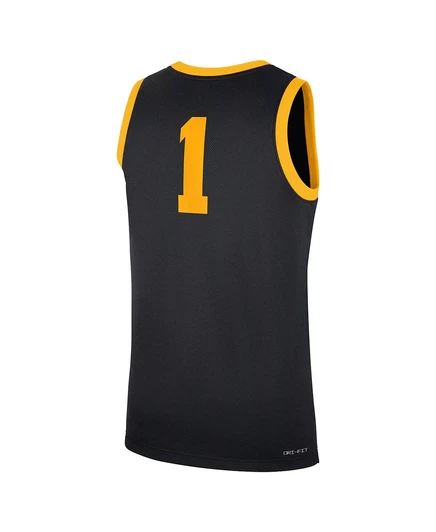 Мужская футболка-джерси Nike Iowa Hawkeyes Road, черная