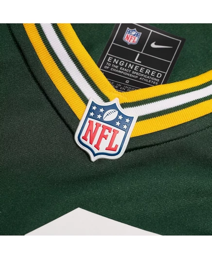 Мужское игровое джерси Nike Jordan Morgan (Green Bay Packers), зеленое