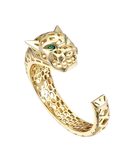 Женский браслет Rachel Glauber Jaguar позолоченный 14K, золотой
