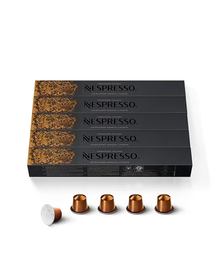 Капсулы Nespresso OriginalLine Livanto, 50 шт., золотистые