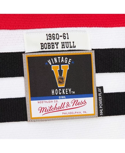 Мужская майка Mitchell & Ness Scarlet Bobby Hull Chicago Blackhawks сезона 1960-61 