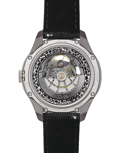 Мужские автоматические часы Certina DS Vision, 42 мм, черный ремешок