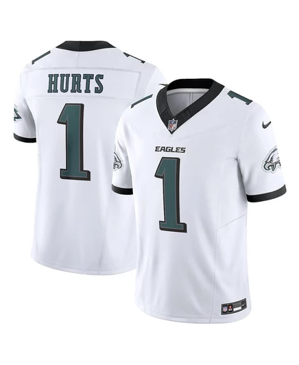Мужская футболка Jalen Hurts Kelly Philadelphia Eagles Vapor F.U.S.E. Limited white