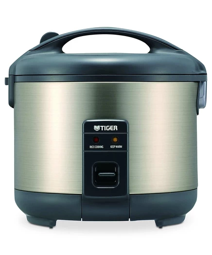 Рисоварка Tiger JNP-S10U 1,3 л из нержавеющей стали, черная