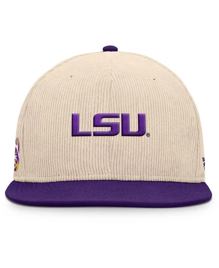 Мужская коричневая кепка Fanatics LSU Tigers Catcher Snapback tan