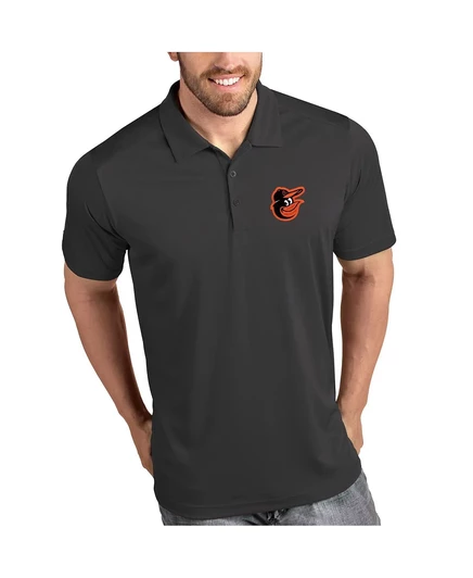 Мужское поло Antigua Baltimore Orioles Tribute, серое