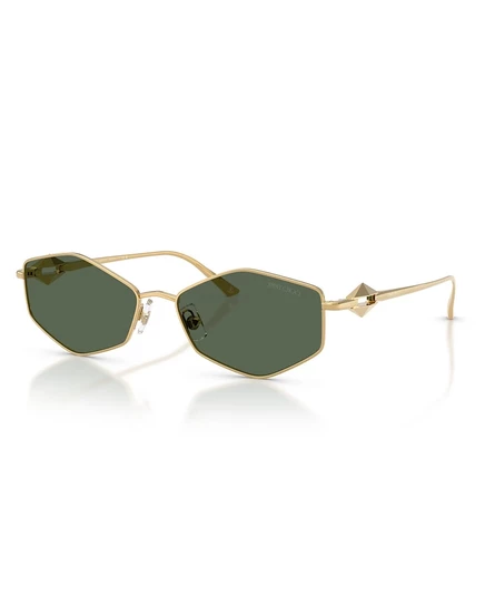 Женские солнцезащитные очки Jimmy Choo JC4017, золотистые
