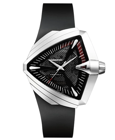 Мужские часы Hamilton Ventura XXL H24655331 автомат 45.5×46 мм, белые