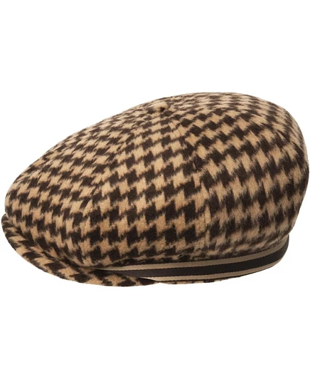 Женская кепка Kangol Block Zig, коричневая