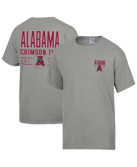 Мужская серая футболка Alabama Crimson Tide gray