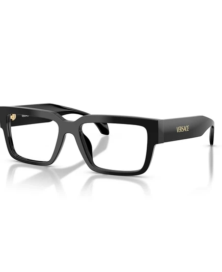 Мужские прямоугольные очки Versace VE3374U, черные