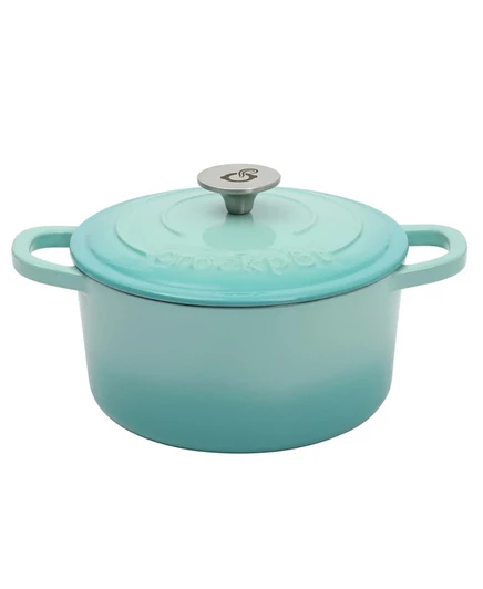 Эмалированная чугунная жаровня Crock-Pot 2,8 л, розовая