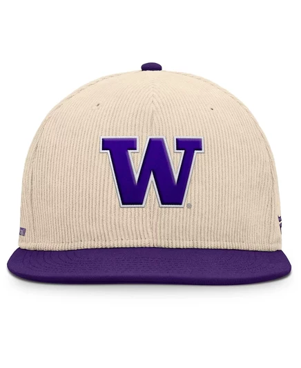 Мужская коричневая кепка Fanatics Washington Huskies Catcher Snapback tan