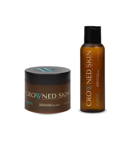 Масло для тела Crowned Skin Reign и масляный пучок без цвета