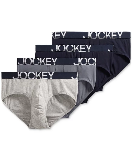 Мужские трусы Jockey ActiveStretch, 4 пары, темно-синие/серые