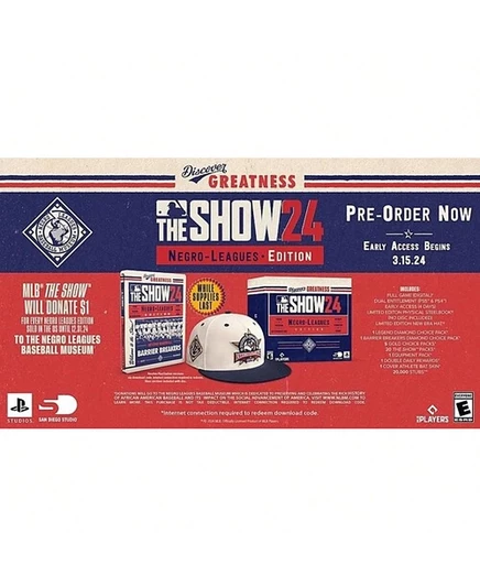 Видеоигра Sony MLB The Show 24 Negro Leagues для PS4/PS5