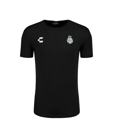 Мужская черная футболка Charly Santos Laguna 2024/25 от Charly black
