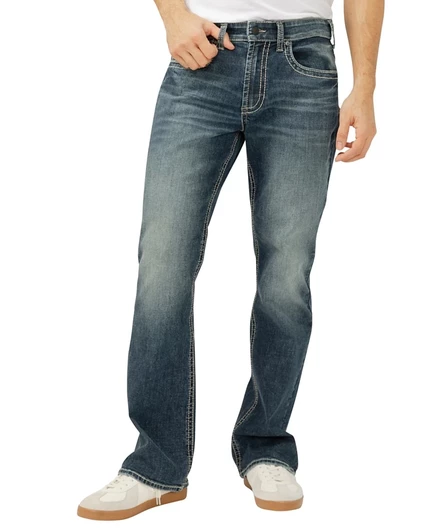 Мужские джинсы Silver Jeans Co Craig bootcut, синие
