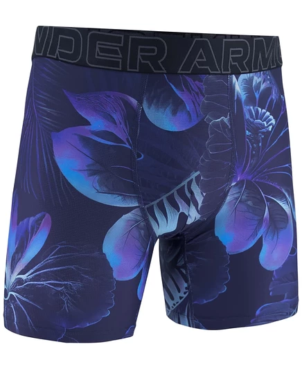 Мужские трусы-боксеры Under Armour Performance Tech с принтом 15 см, синие