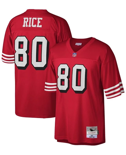 Мужская джерси Mitchell & Ness 49ers 1994 Rice, красная