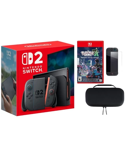 Игровая приставка Nintendo Switch 2 комплект с аксессуарами и игрой Pokemon Z-A
