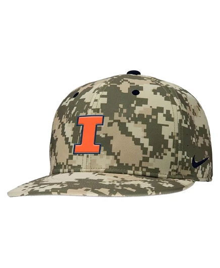 Мужская бейсболка Nike Digital Camo Illinois, зеленая