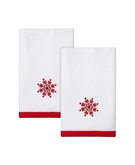 Набор полотенец Avanti Sparkle Snowflakes 28×41 см, белый