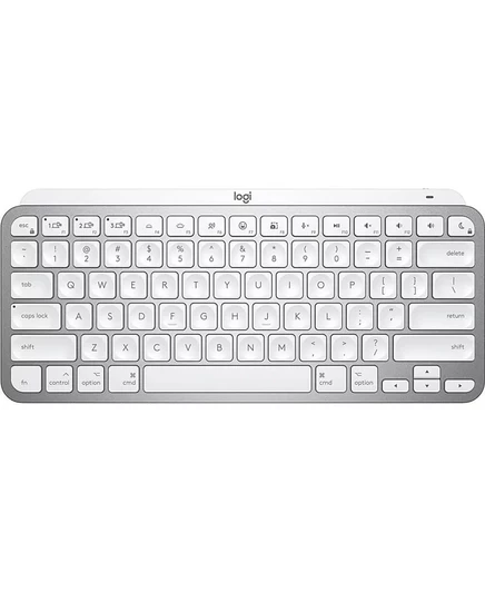 Bluetooth-клавиатура Logitech MX Keys Mini TKL для Apple mac OS, iPad OS - Бледно-серая