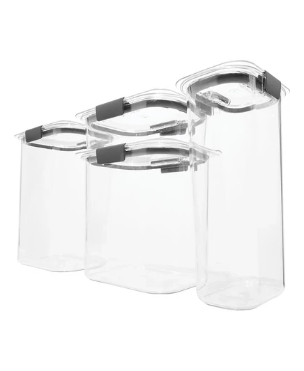 Набор контейнеров Rubbermaid Brilliance, 8 шт., черный