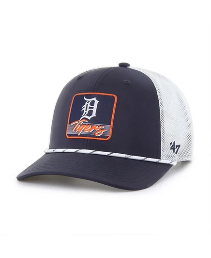 Мужская тракер-кепка '47 Brand Detroit Tigers, темно-синяя/белая